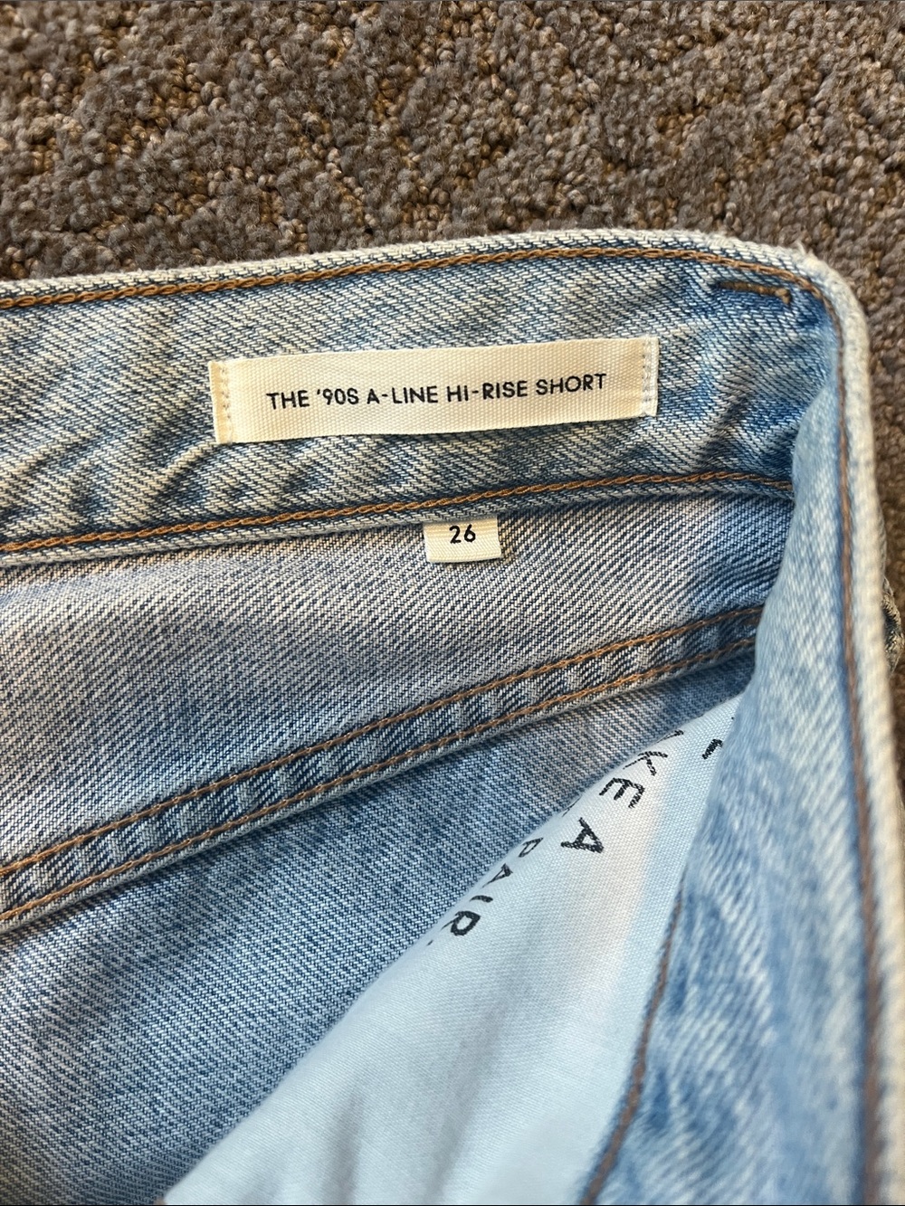 Denim Forum 90’s High Rise Short - Picture 2 of 3